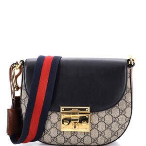 Gucci Padlock Saddle Shoulder Bag Gg #226514G19B